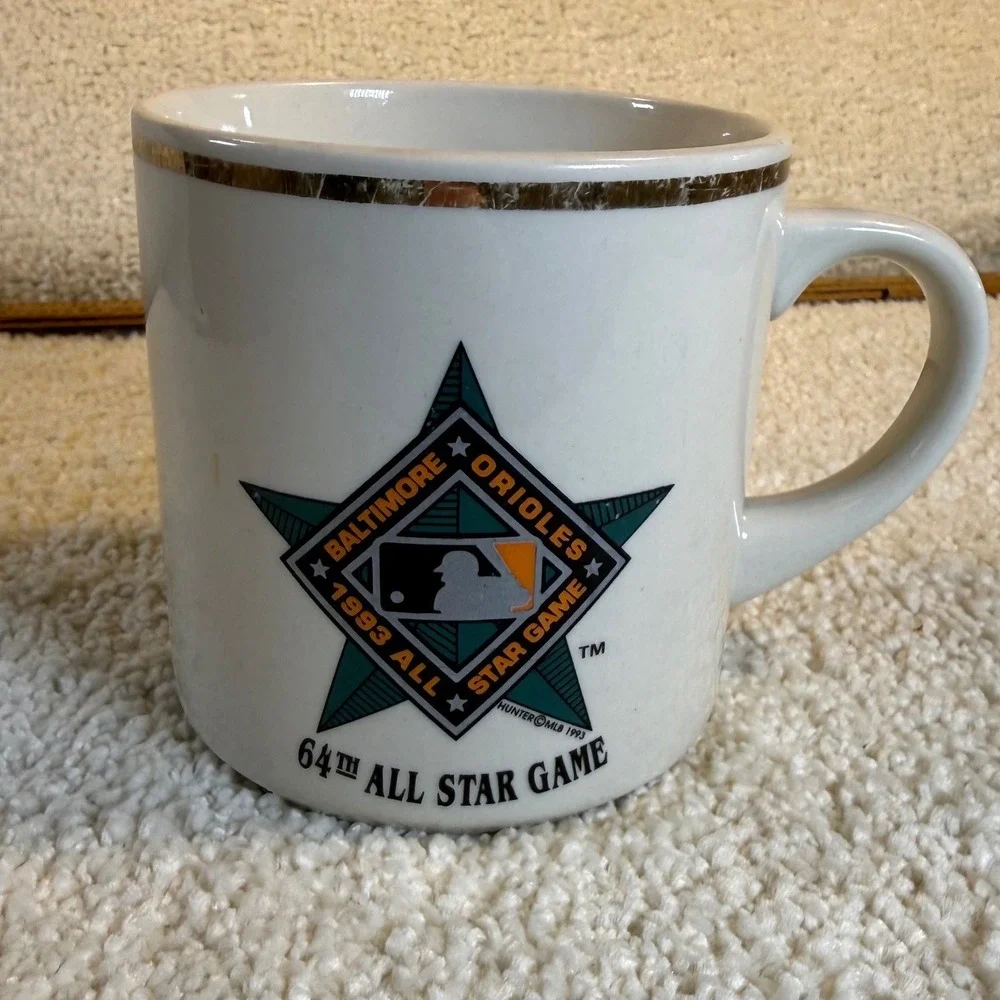 Baltimore Orioles 1993 All Star Game Mug Baseball Fan Souvenir Collectible - Picture 1 of 4
